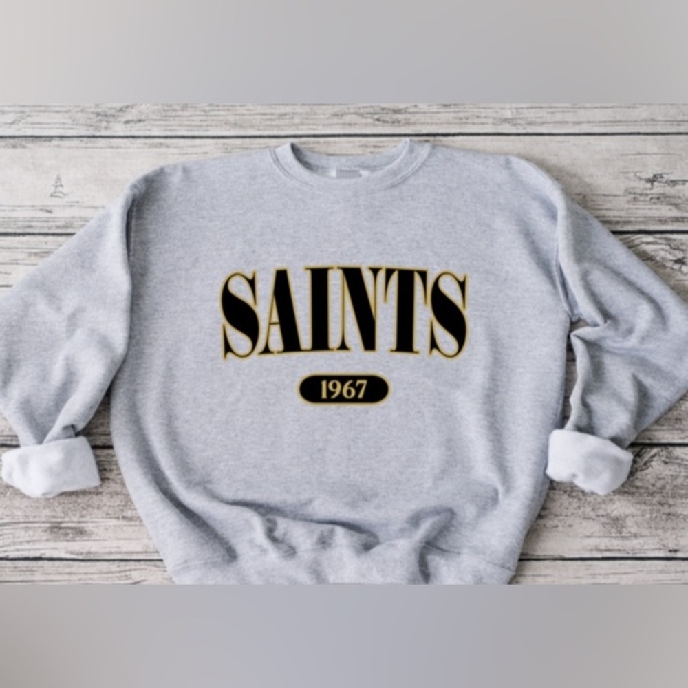 Saints Offset Crewneck